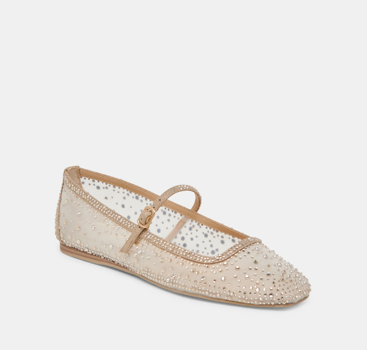 Reyes Crystal Ballet Flats