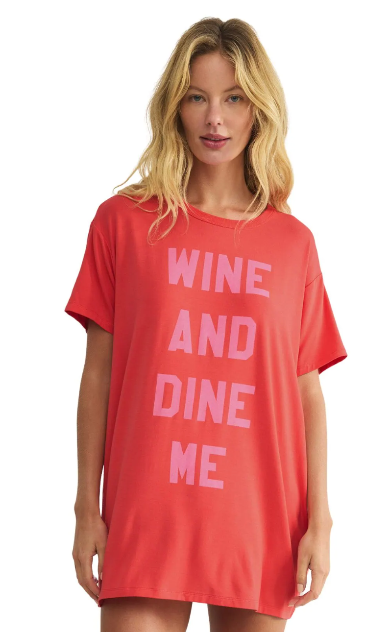 Wine & Dine Night Shirt