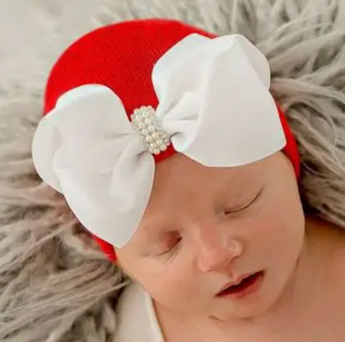 Noelle Christmas Bow Hat