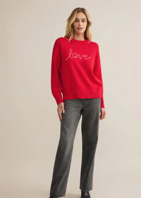 Love Notes Boyfriend Sweater