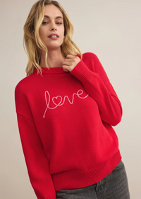 Love Notes Boyfriend Sweater