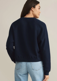 Avenue V-Neck Fleece Sweatshirt