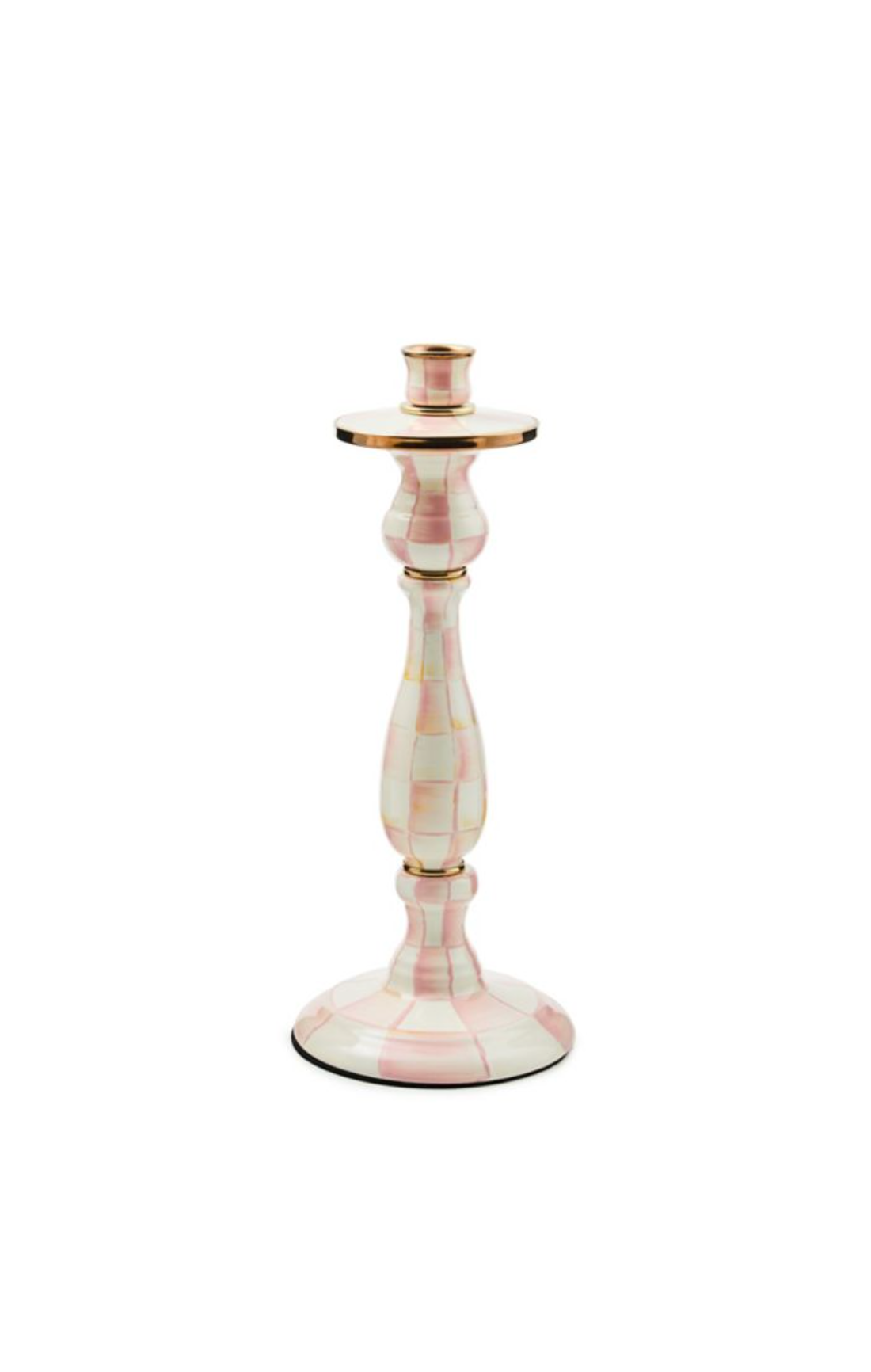 Rosy Check Large Candlestick