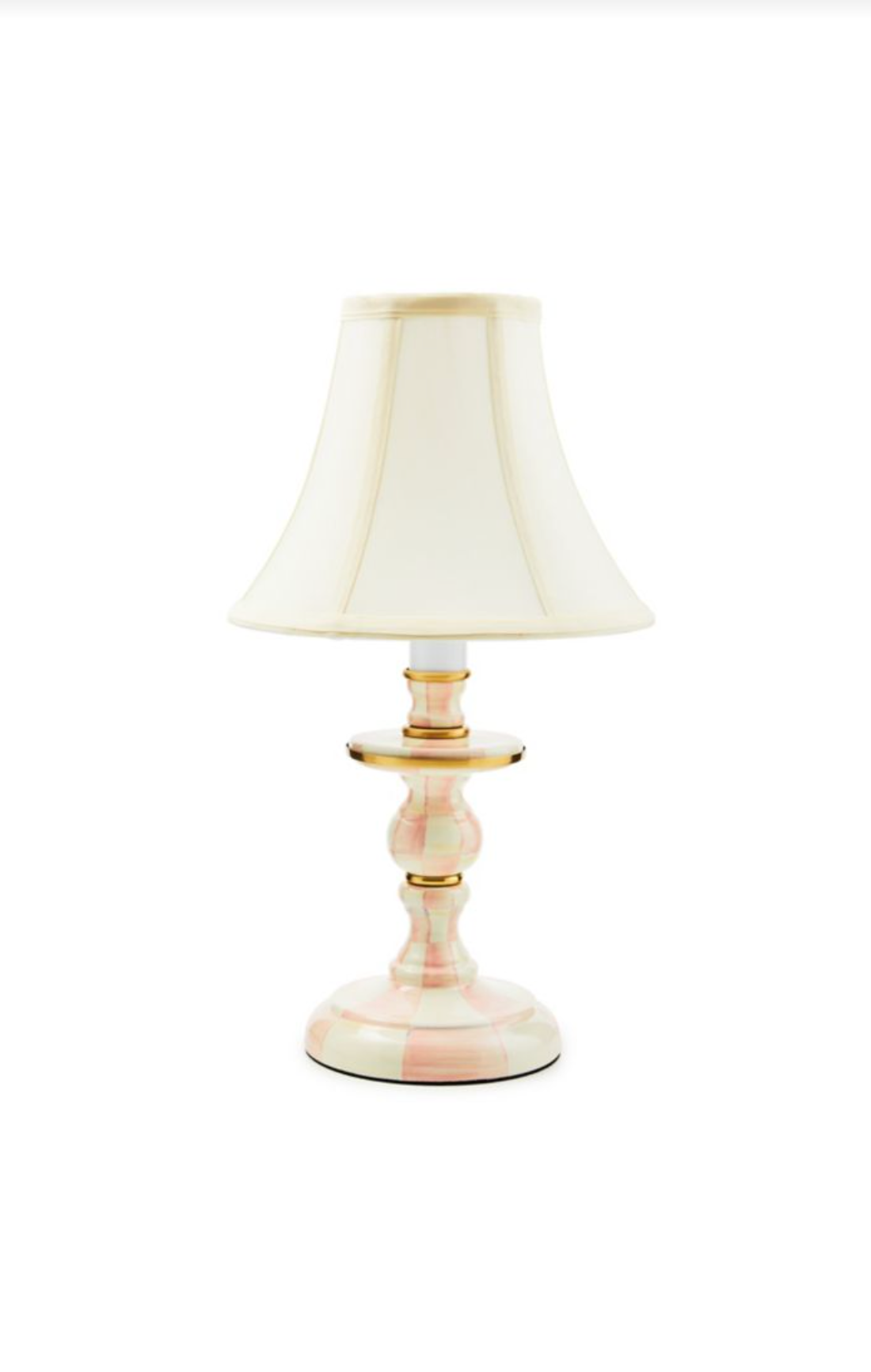 Rosy Check Candlestick Lamp