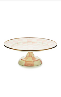 Rosy Check Small Pedestal Platter