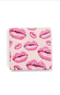 Kiss Me Cocktail Paper Napkins