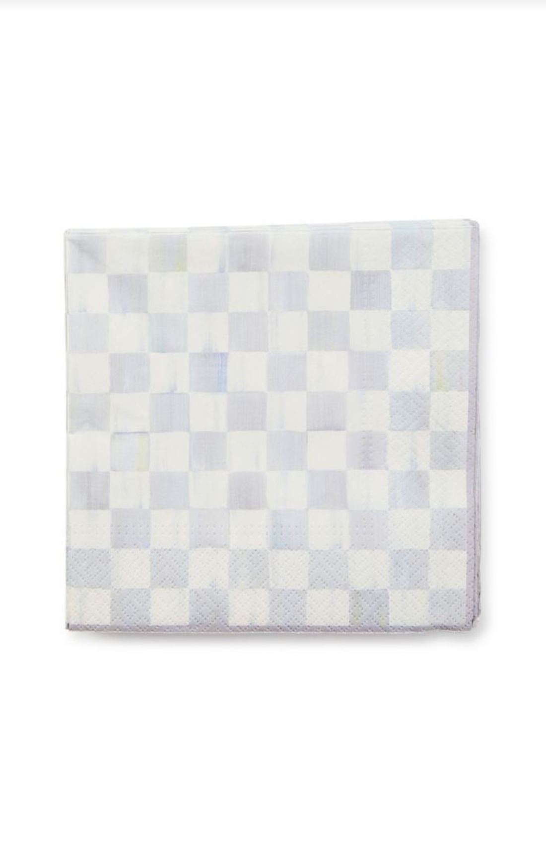 Sterling Check Luncheon Paper Napkins