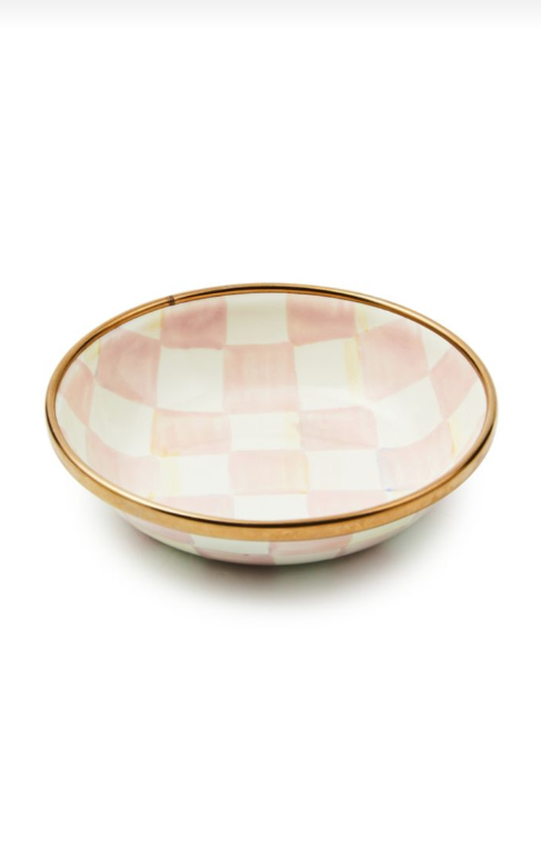 Rosy Check Dipping Bowl