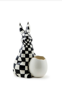 White Rabbit Ceramic Large Bunny Vase