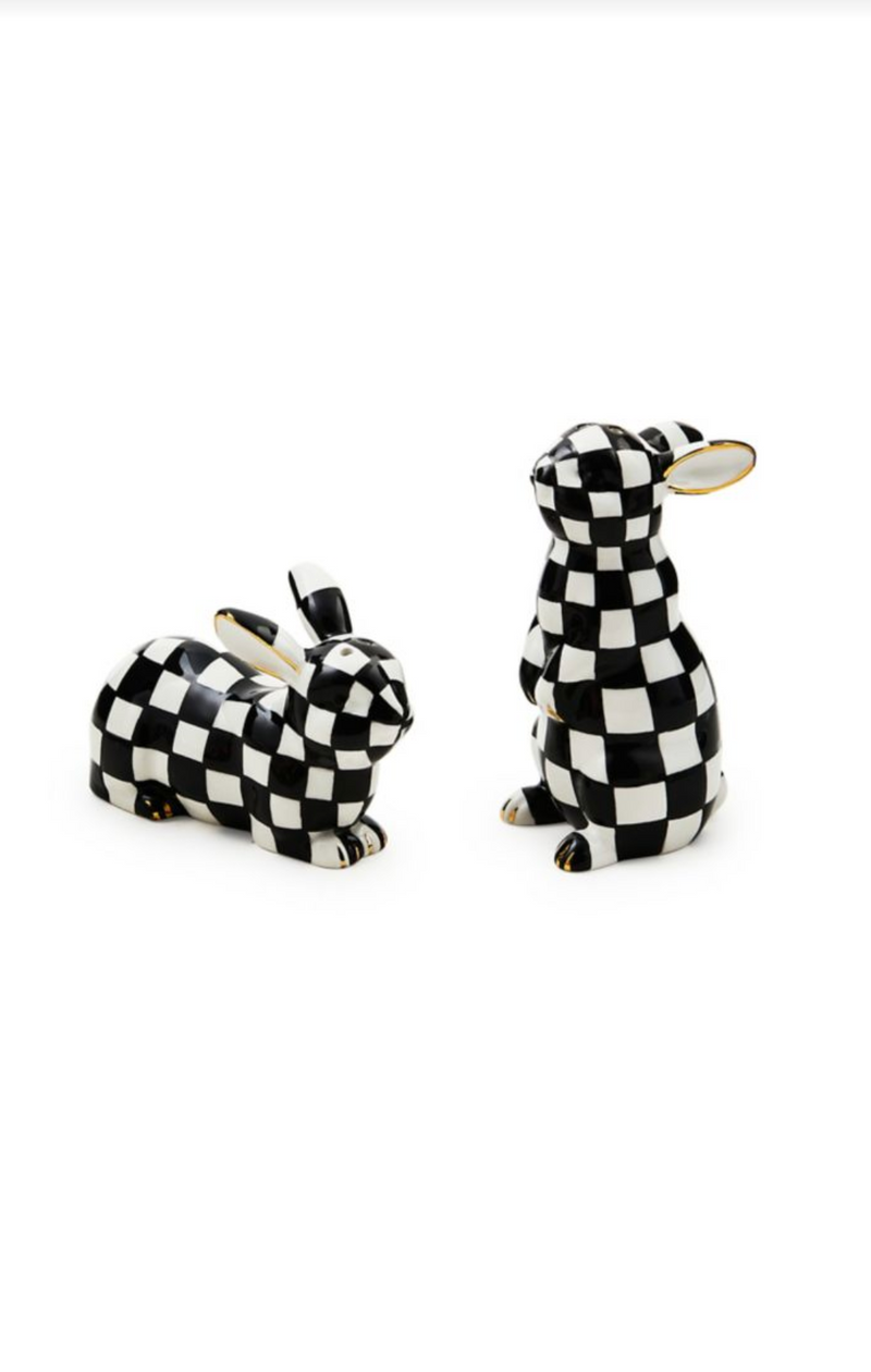 Courtly Bunny Salt & Pepper Set