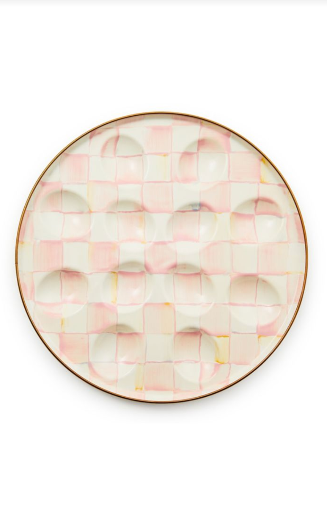 Rosy Check Egg Plate