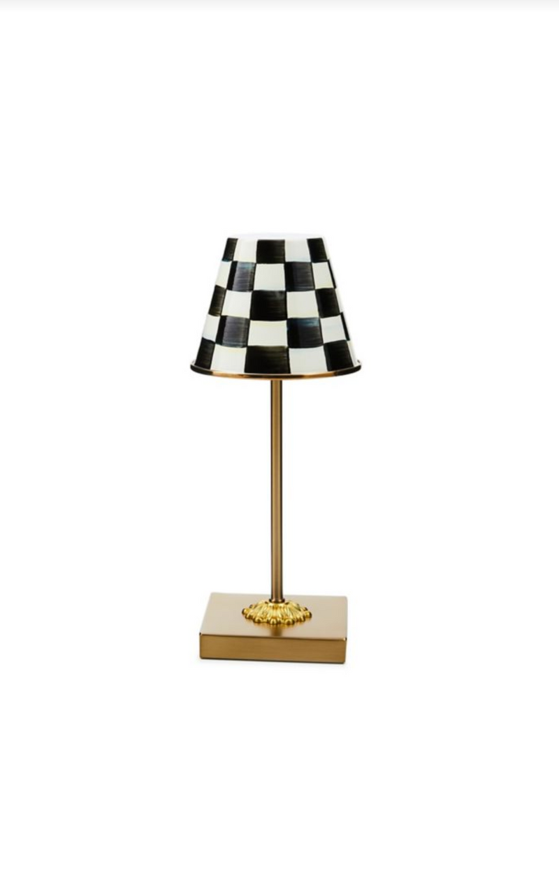 Courtly Check Led Rechargeable Cafe Table Lamp