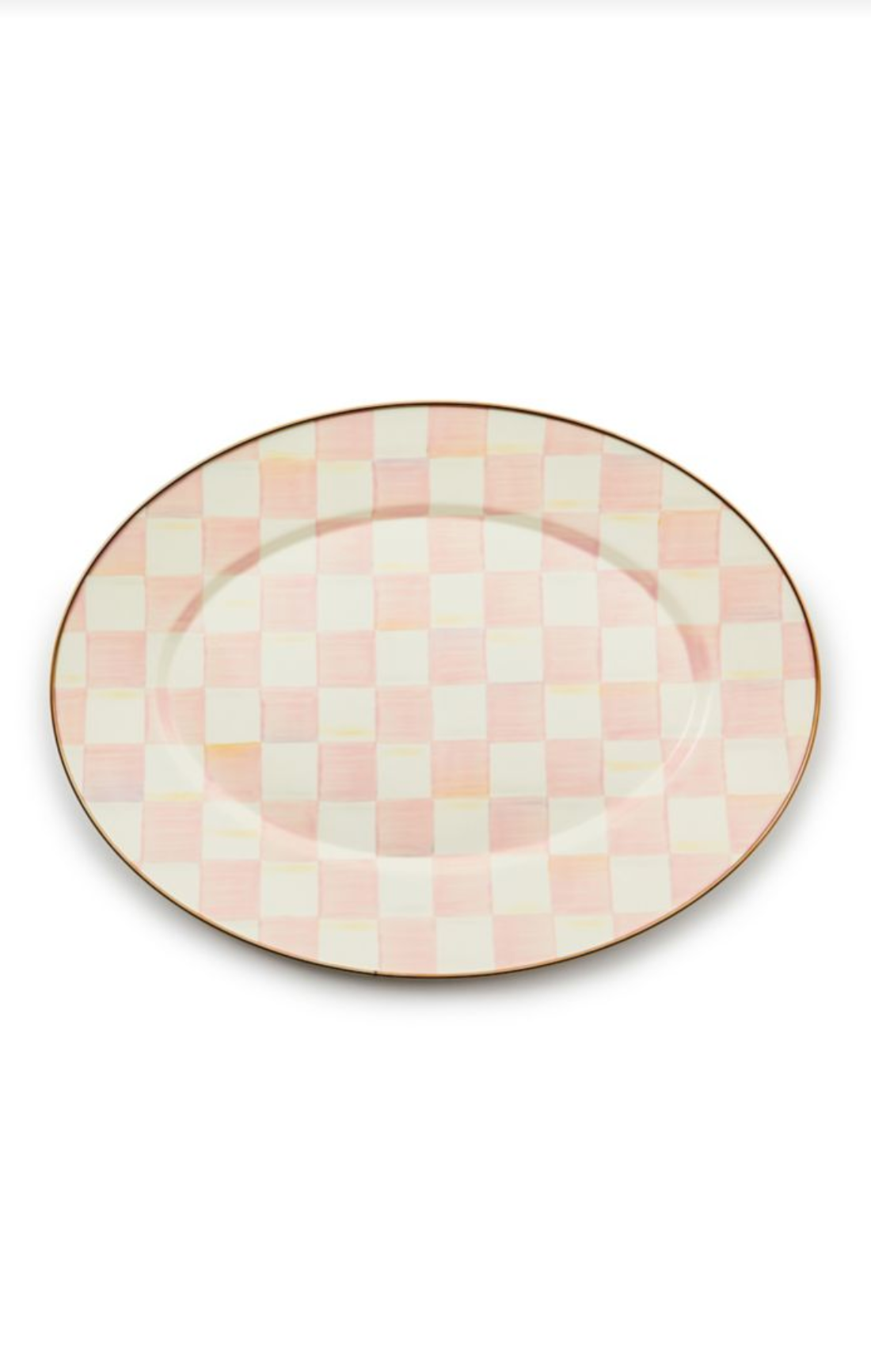 Rosy Check Medium Oval Platter