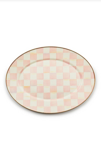 Rosy Check Medium Oval Platter