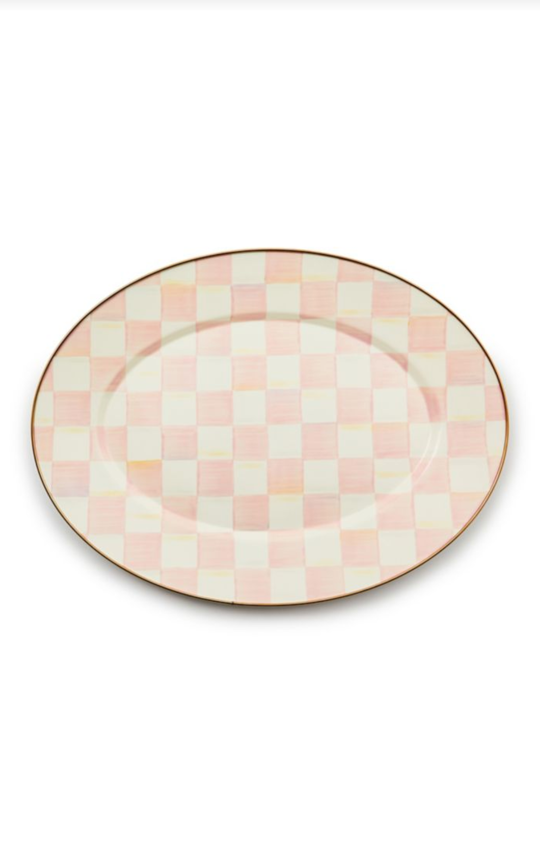 MacKenzie-Childs Rosy Check Platter - Thumbnail 4