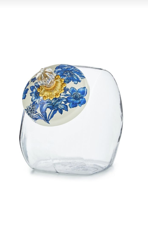 Cookie Jar With Royal English Garden Lid