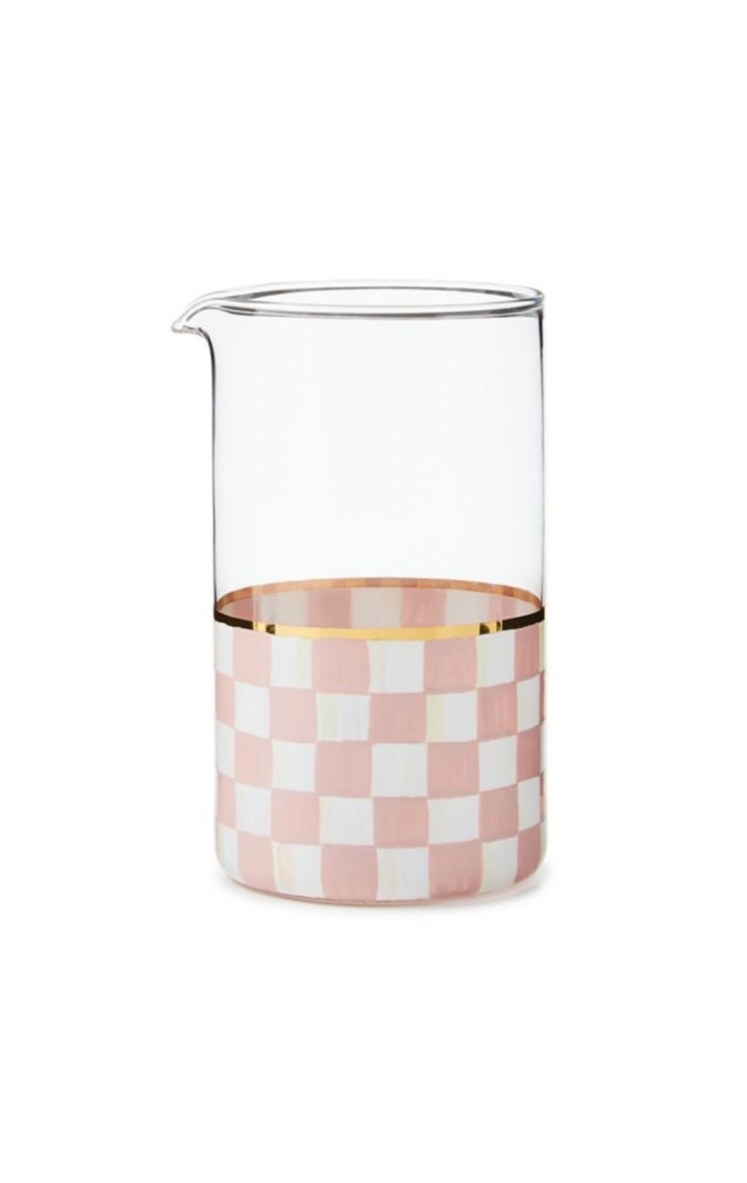 Rosy Check Mixing Glass