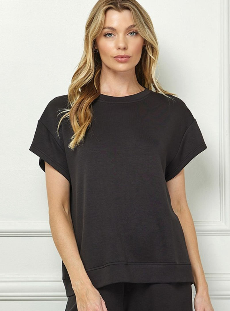 Short Sleeve Soft Lounge Top