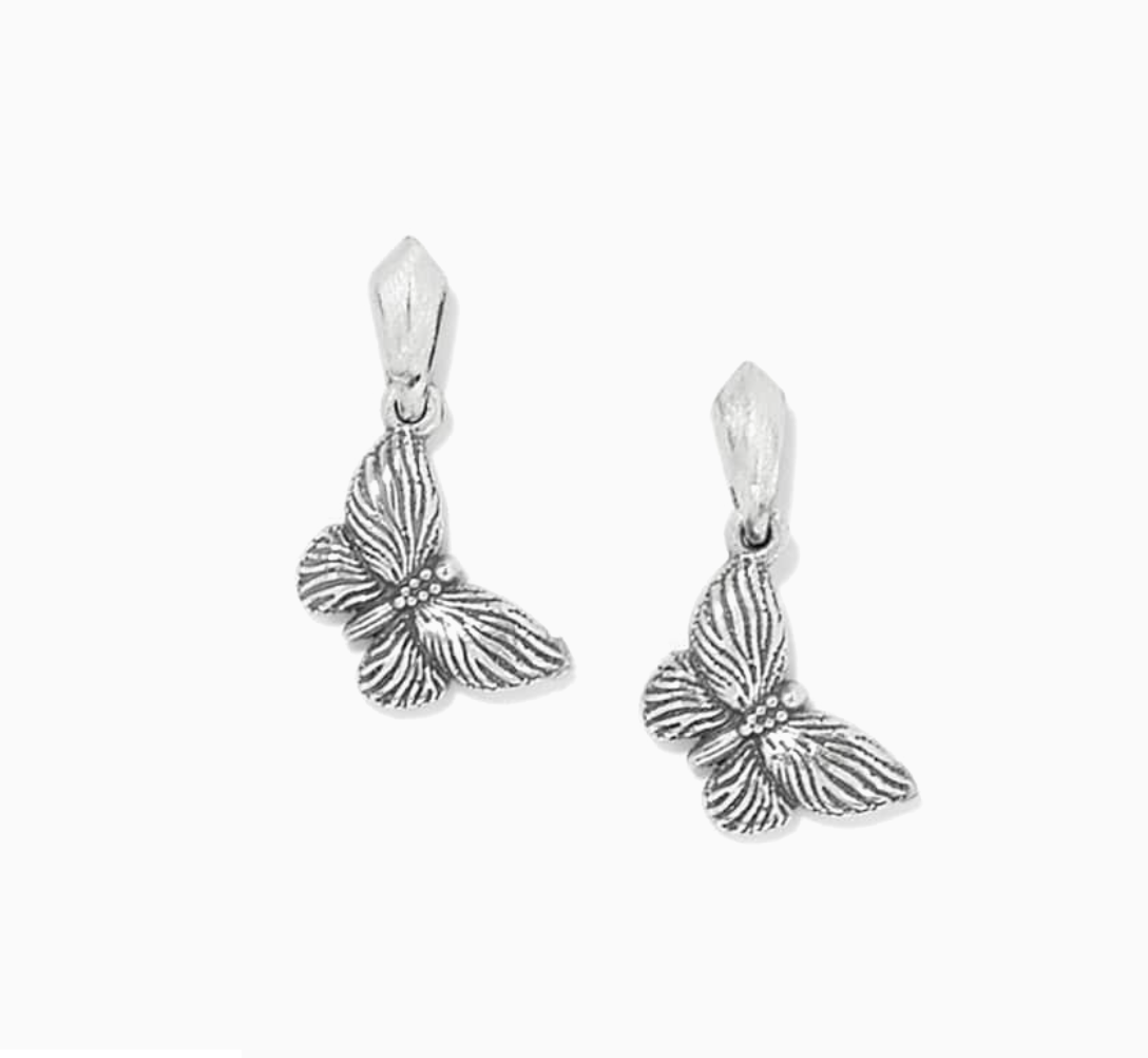 Bloom Butterfly Petite Post Drop Earrings