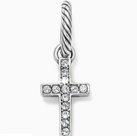 Starry Night Cross Charm