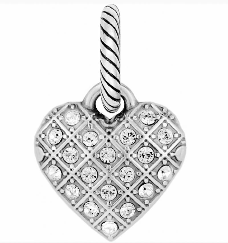 Diamond Heart Charm