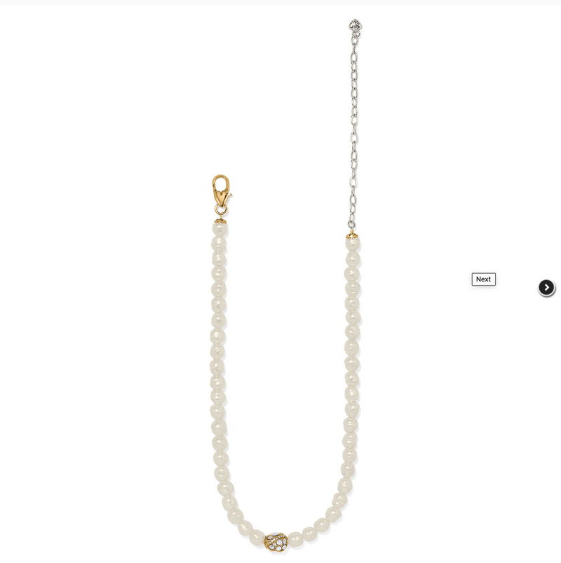 Trust Your Journey Pearl Necklace