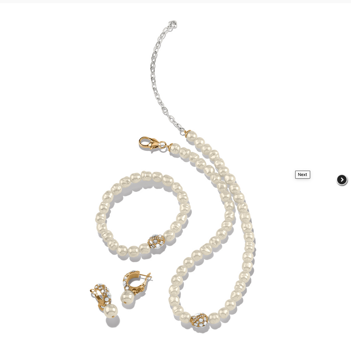 Trust Your Journey Pearl Necklace