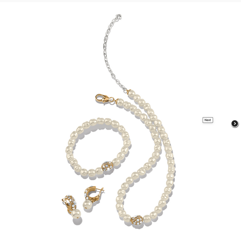 Trust Your Journey Pearl Necklace