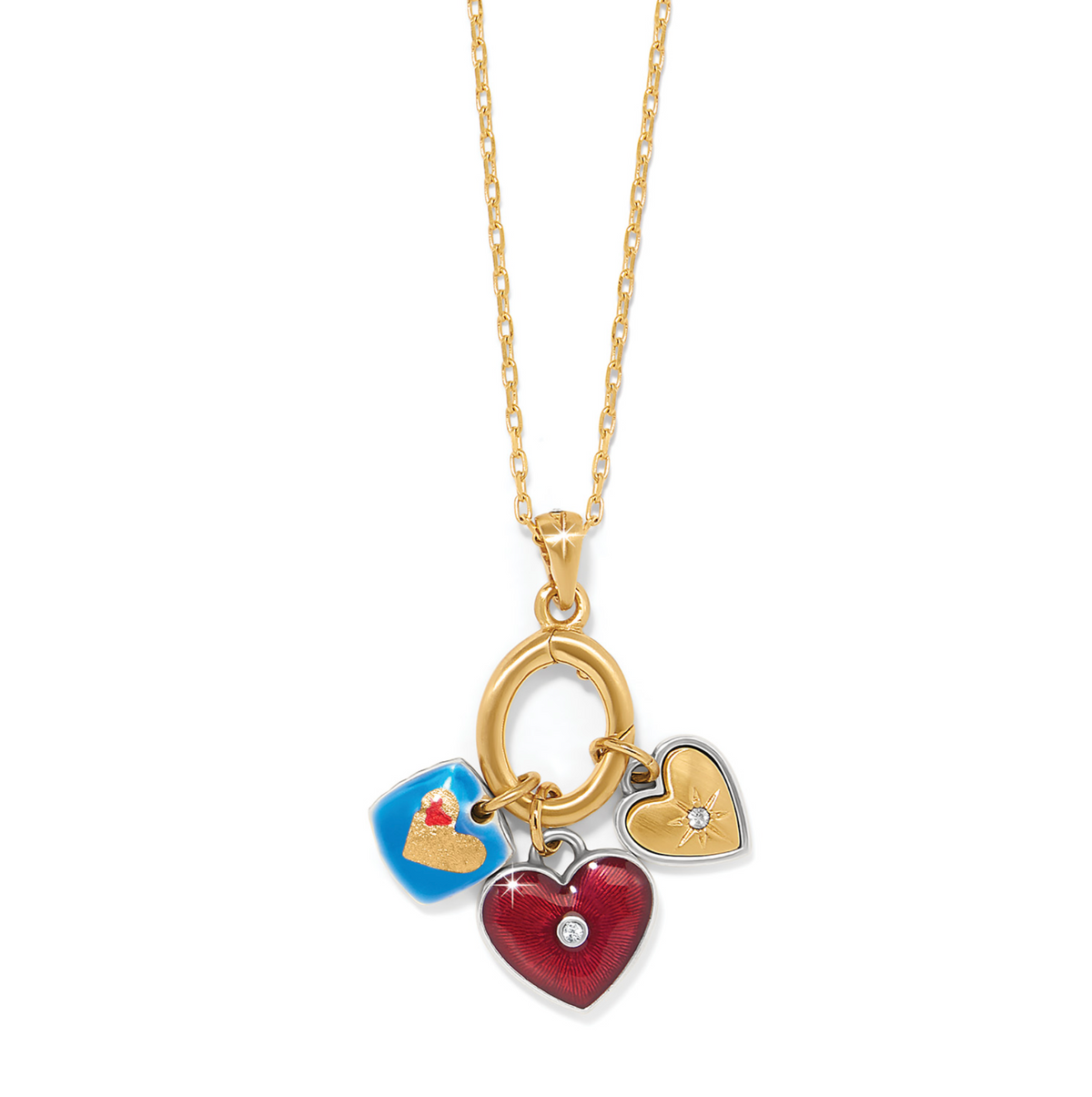 One Heart Charm Necklace