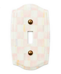 Rosy Check Single Toggle Switch Plate