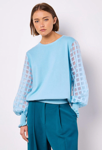 Organza Sleeves Jumper