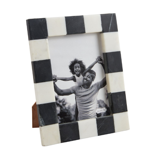 Large Black & White Check Frame – Rosegate