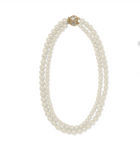 Trust Your Journey Double Pearl Necklace