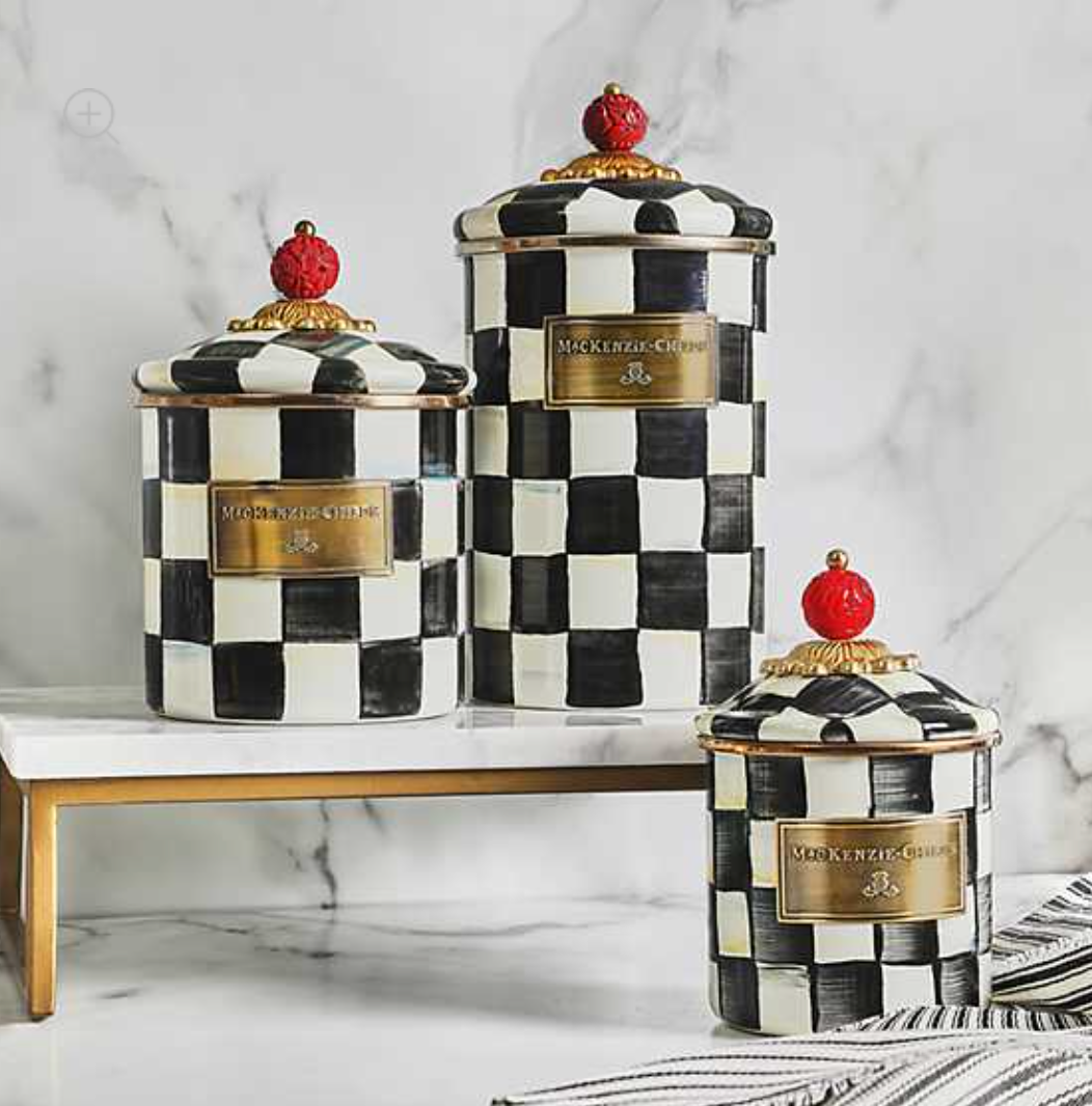 Courtly Check Demi Canister
