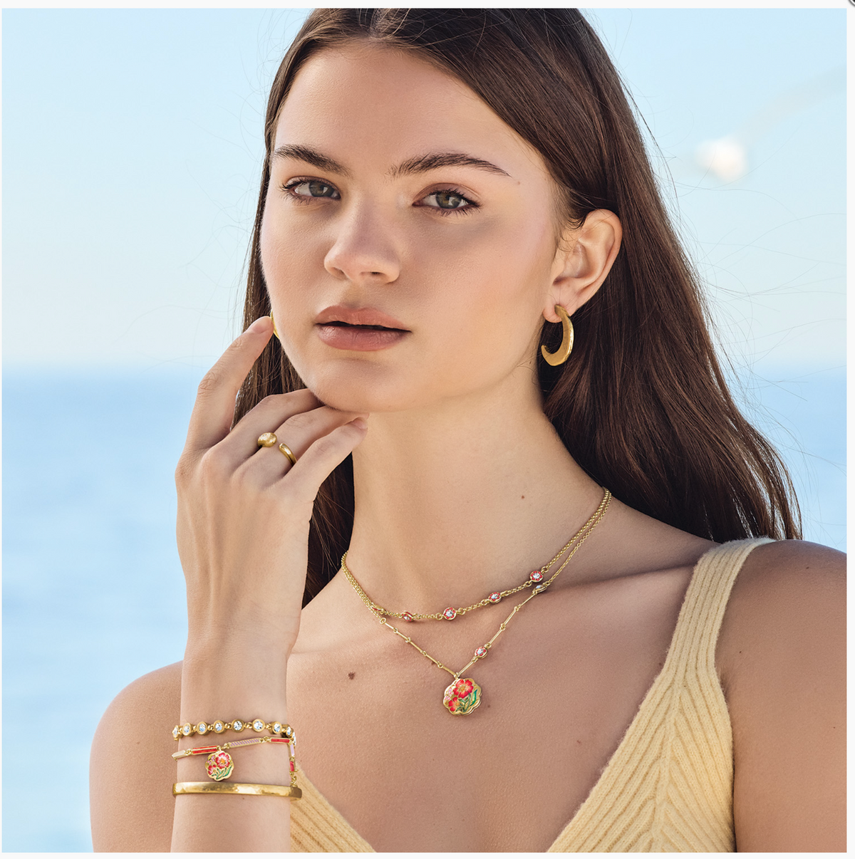Sydney Poppy Short Necklace