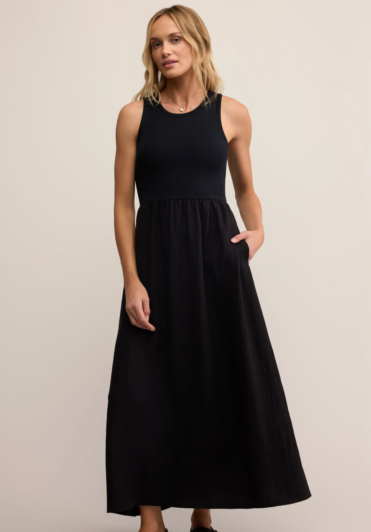 Charlotte Rib Midi Dress