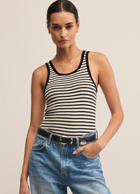 Classic Striped Scoop Tank