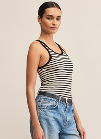 Classic Striped Scoop Tank