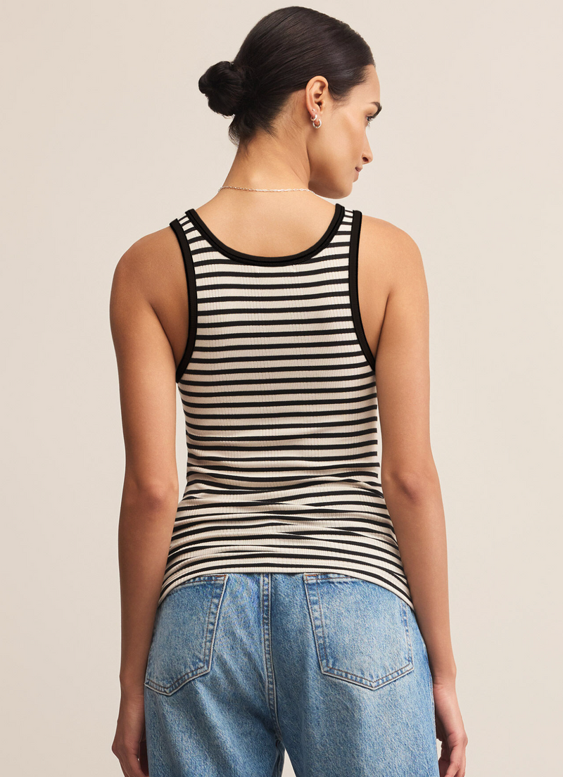 Classic Striped Scoop Tank