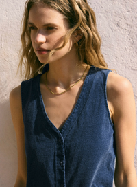 Solace Jersey Denim Top