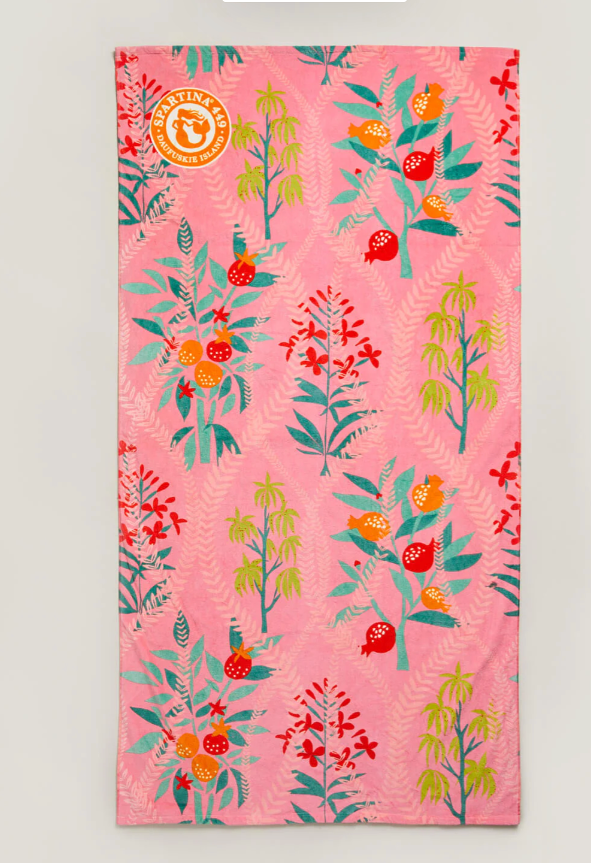 Beach Towel  - Queenie Topiary Pink