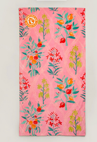 Beach Towel  - Queenie Topiary Pink