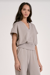 Heather Grey Cap Sleeve Top