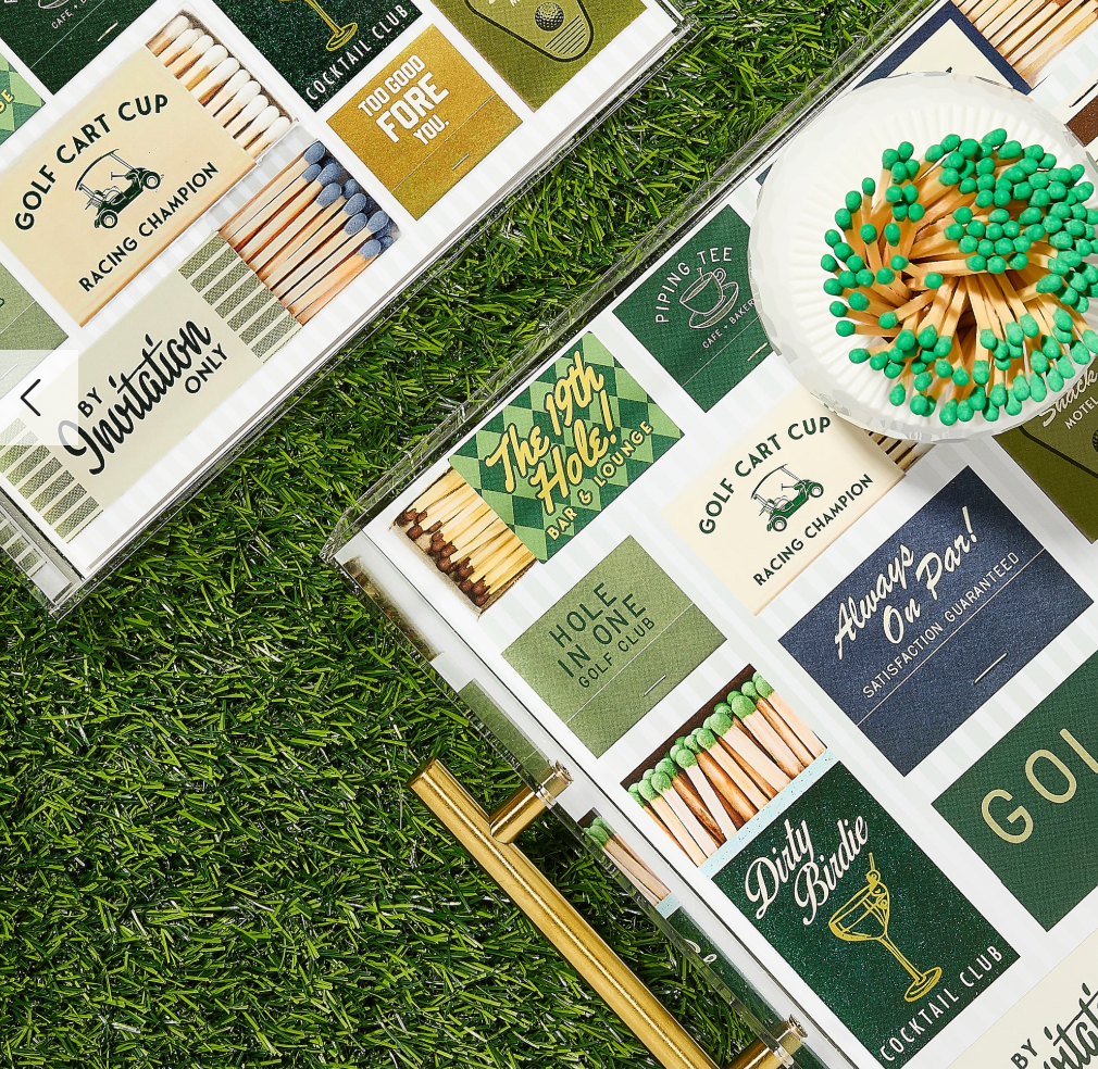 Golf Matchbook Small Tray