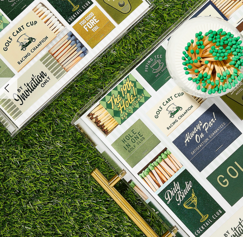 Golf Matchbook Small Tray