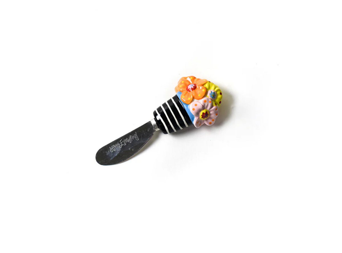 Flowers Embellishment Appetizer Spreader