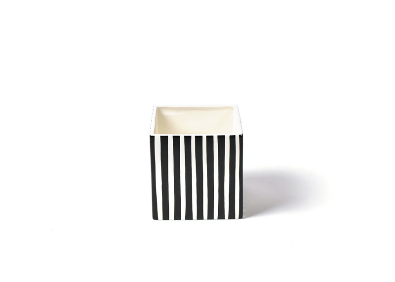 Black Stripe Medium Mini Nesting Cube