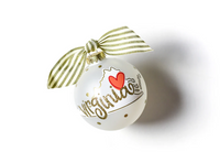 Virginia Motif Glass Ornament