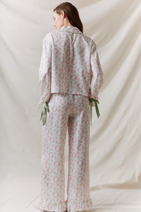 Satin Button Down PJ/Top Set