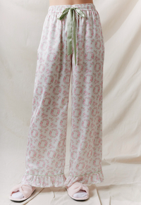 Satin Button Down PJ/Top Set